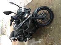 Black And Grey Bajaj Pulsar RS 200