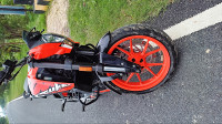 Orange Black KTM Duke 200 ABS