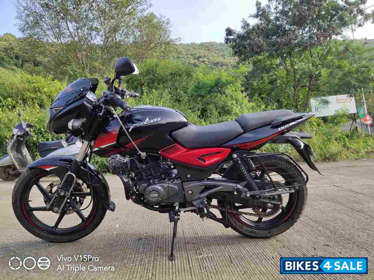 Red Bajaj Pulsar 150 Twin Disc