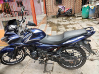 Blue Bajaj Discover 150 F