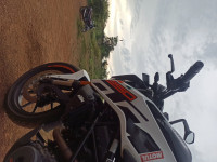 White KTM Duke 250