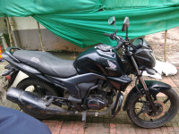 Black Honda CB Trigger