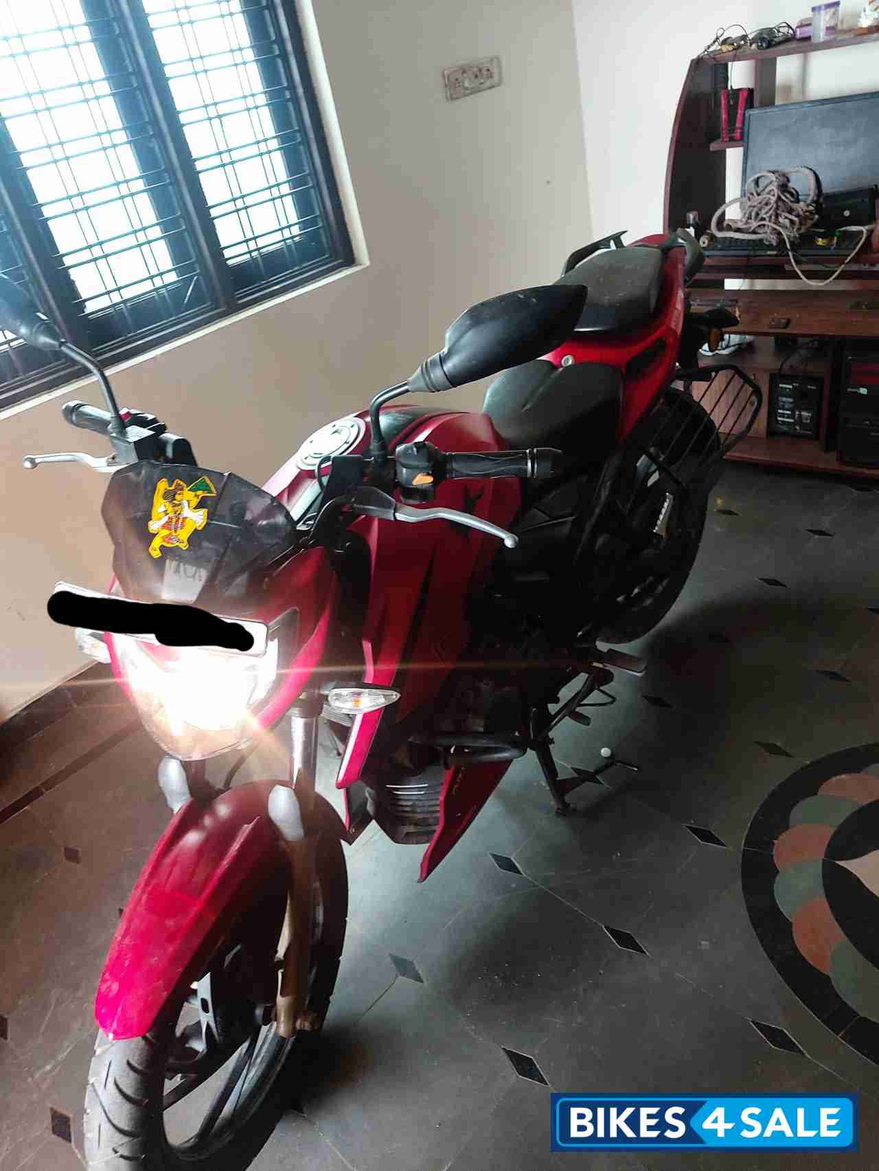 Matt Red TVS Apache RTR 200 4V Race Edition 2.0