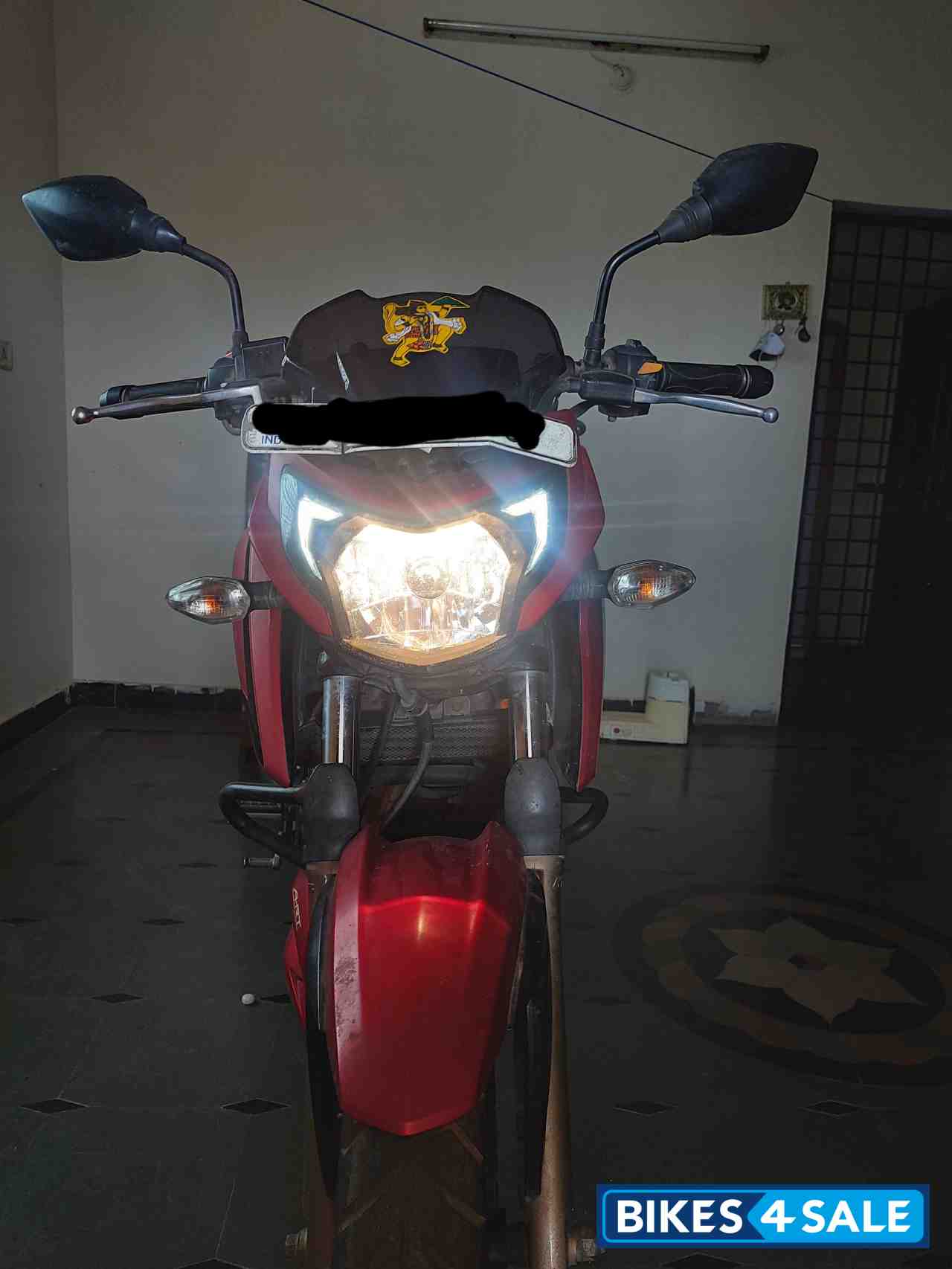 Matt Red TVS Apache RTR 200 4V Race Edition 2.0