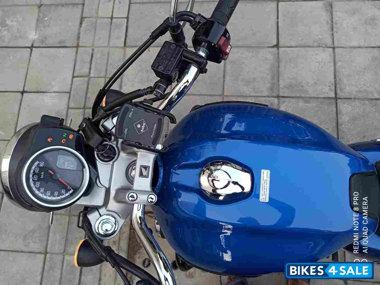 Blue Honda Hness CB350 DLX Pro