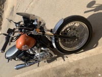 Orange Royal Enfield Interceptor 650 Twin