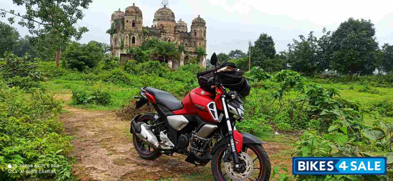 Matte Red Yamaha FZ-S FI V3 BS6