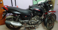 Neon Red Bajaj Pulsar 150 DTSi