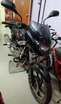 Neon Red Bajaj Pulsar 150 DTSi