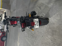 Black And Red Yamaha FZ-S