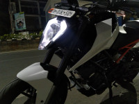 White KTM Duke 250