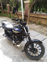 Dark Blue Bajaj Avenger Street 150