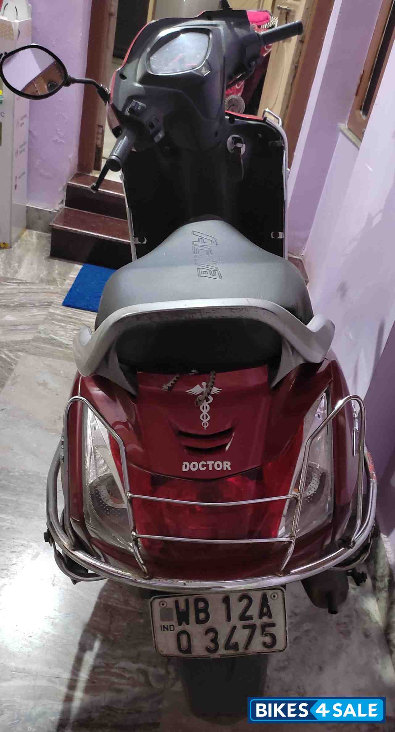 Metallic Red Honda Activa 4G