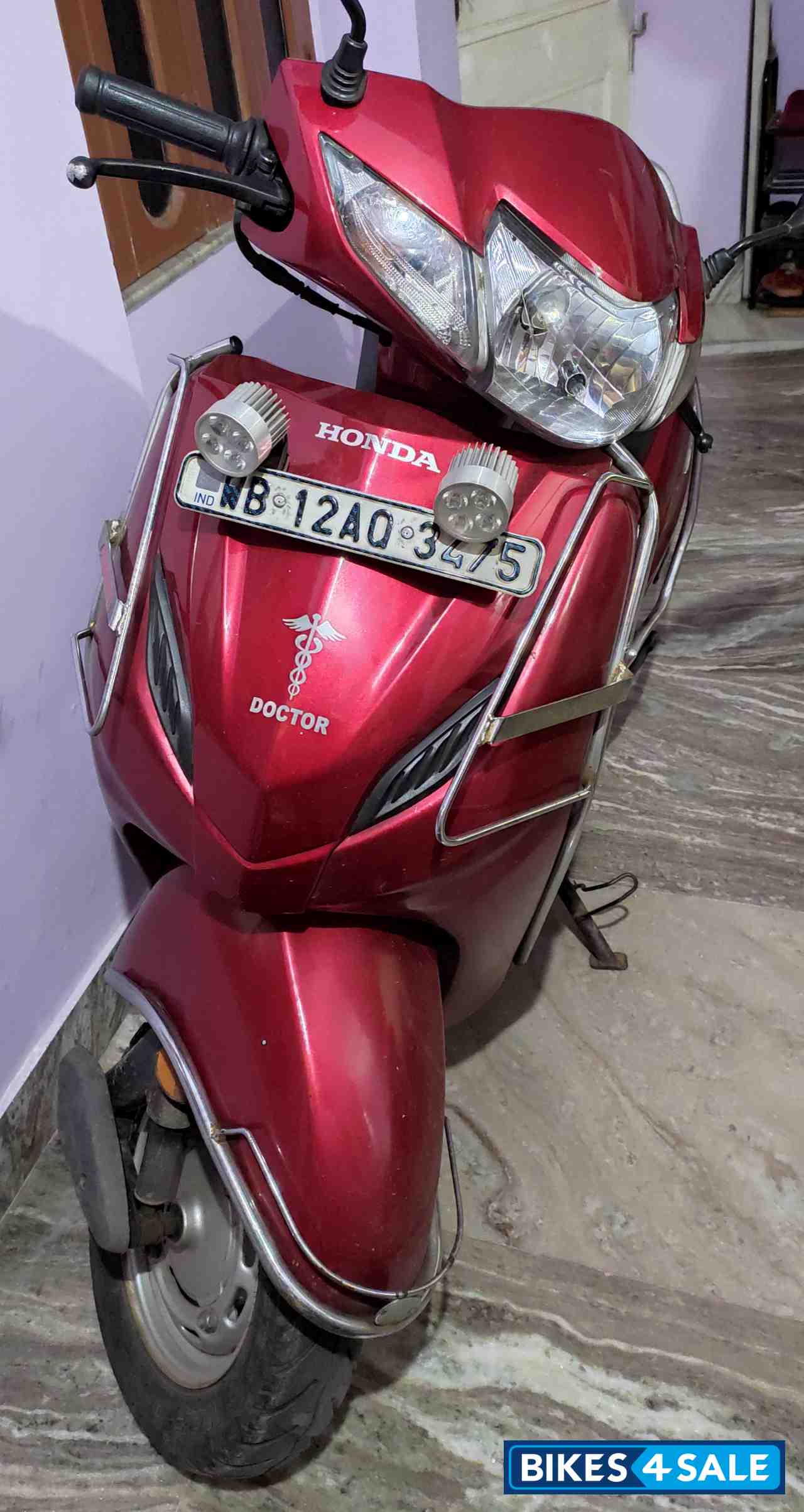 Metallic Red Honda Activa 4G
