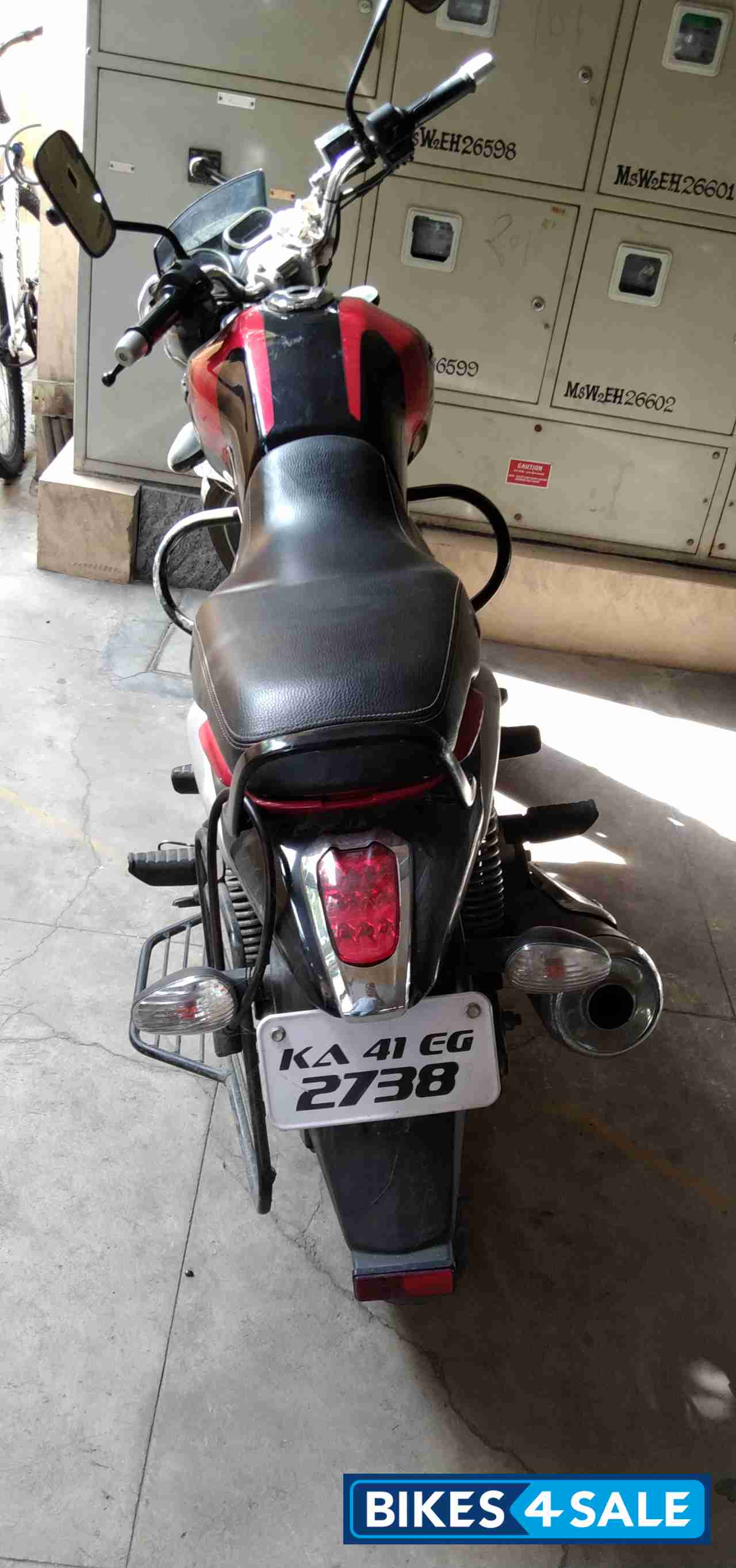 Red And Black Bajaj V15