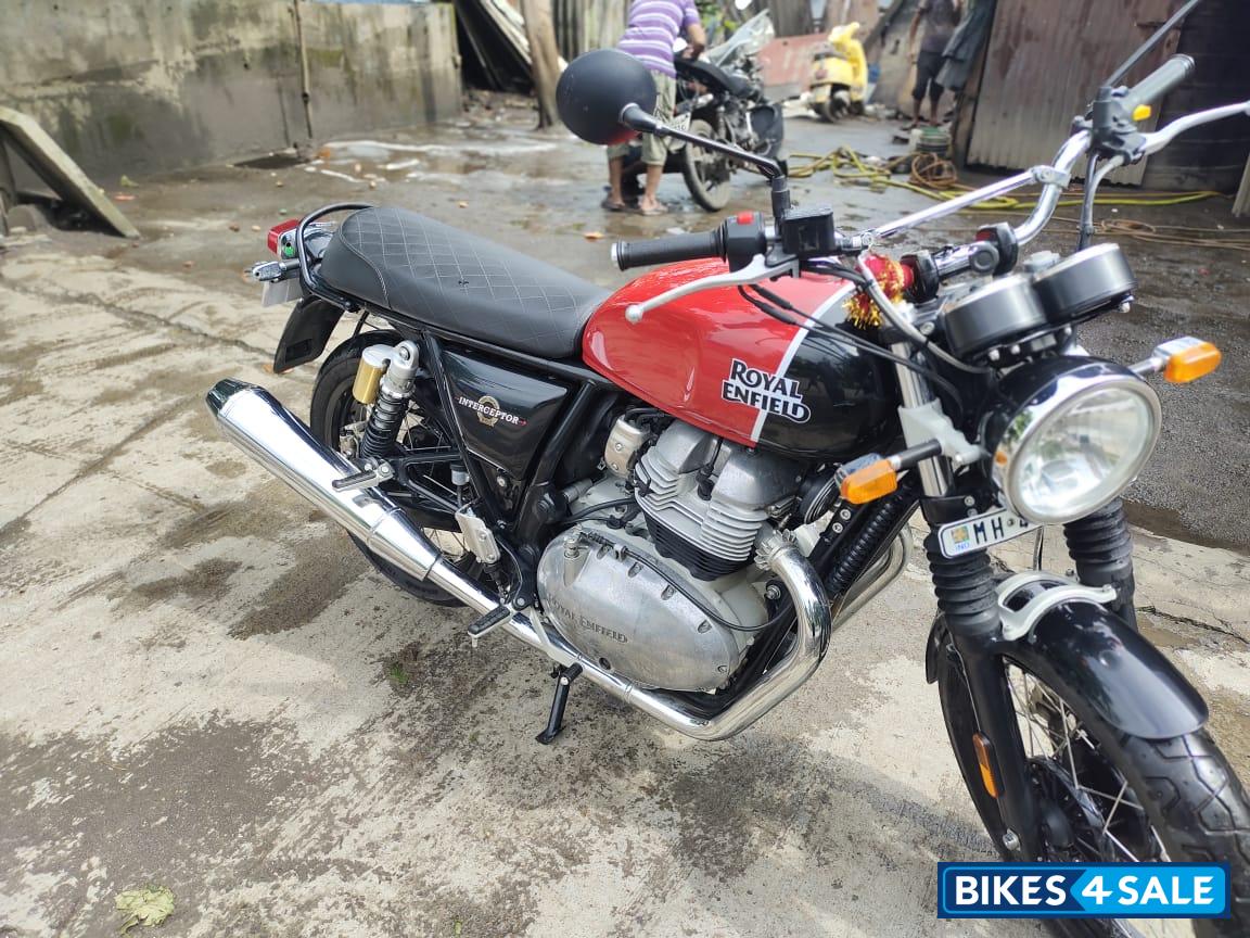 Red Black Royal Enfield Interceptor 650 Twin