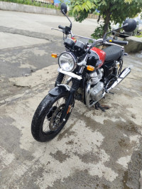 Red Black Royal Enfield Interceptor 650 Twin