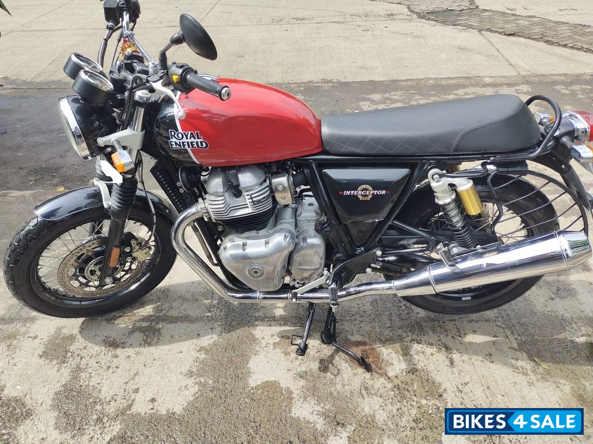 Red Black Royal Enfield Interceptor 650 Twin