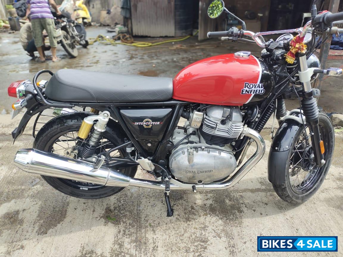 Red Black Royal Enfield Interceptor 650 Twin