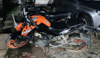 Orange Black KTM Duke 200