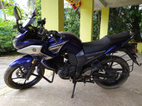 Blue Yamaha Fazer
