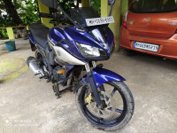 Blue Yamaha Fazer