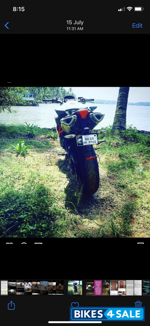 White Benelli TNT 600 i