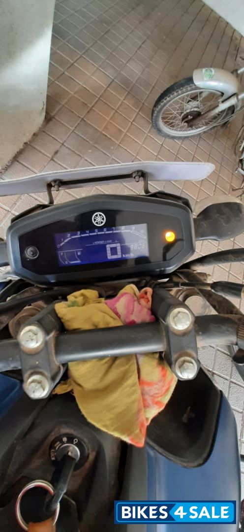 Blue Yamaha FZ-S FI V3