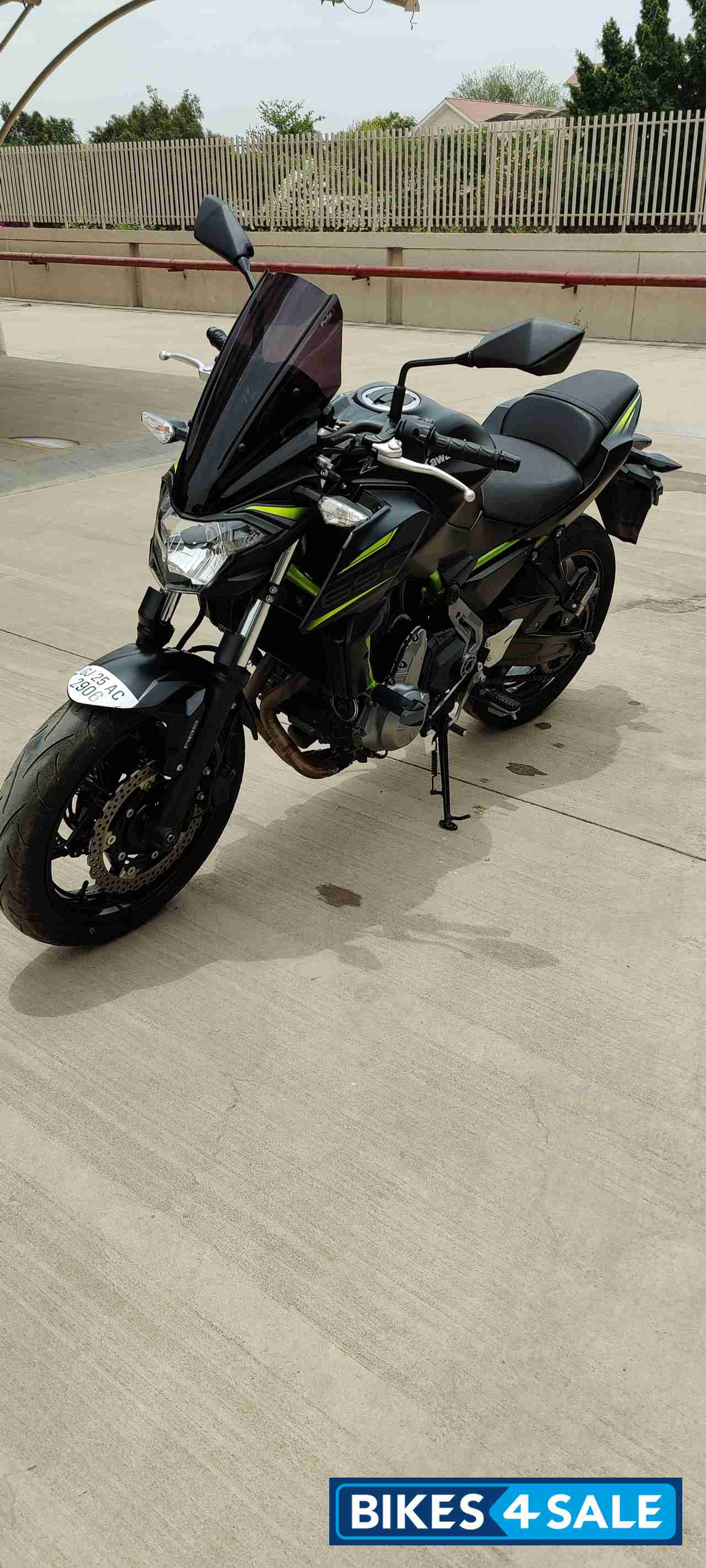 Black Kawasaki Z650 ABS