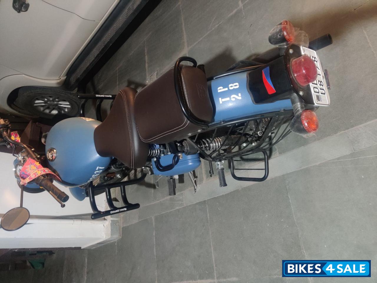 Blue Royal Enfield Classic Signals Airborne Blue