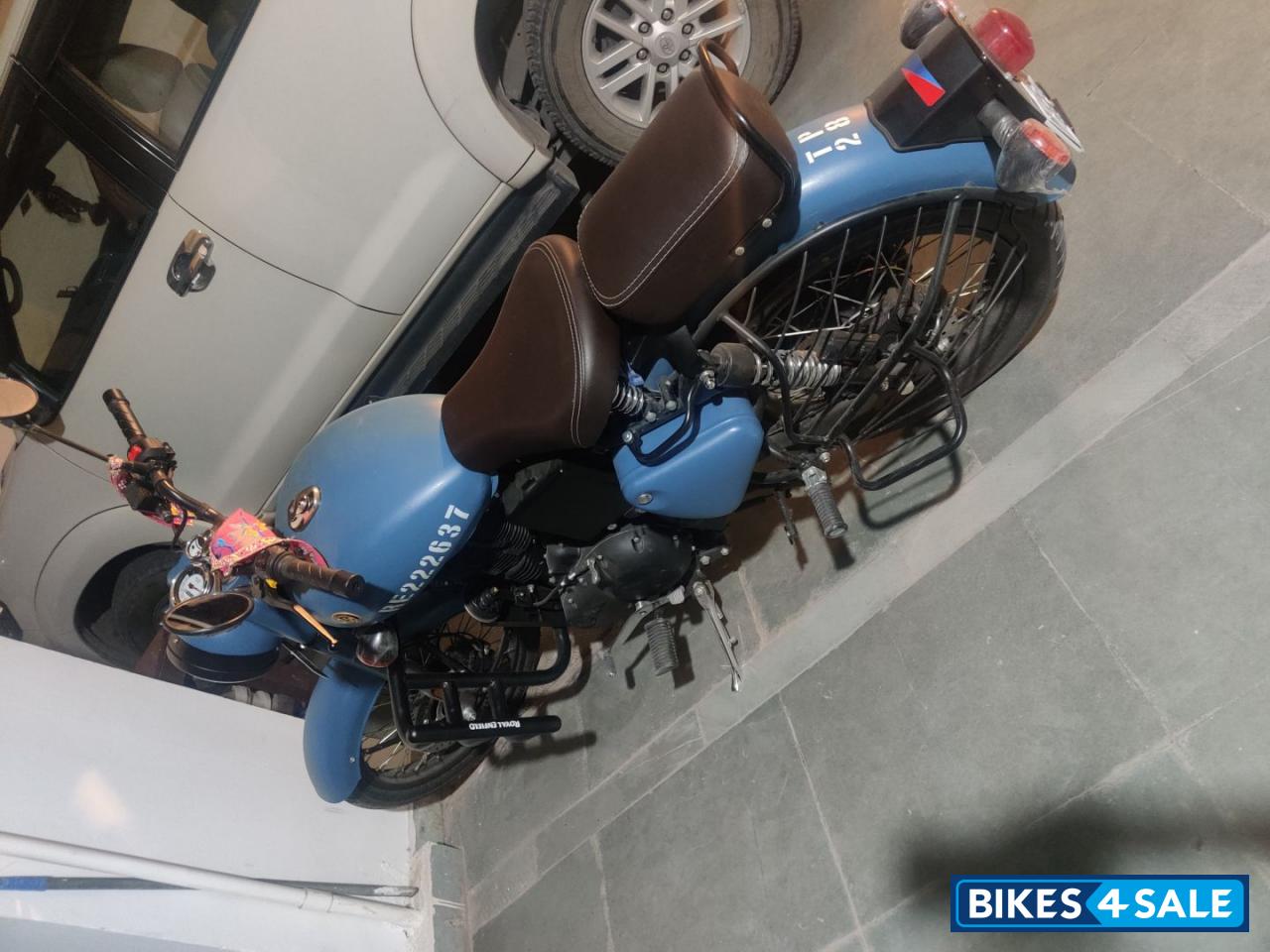 Blue Royal Enfield Classic Signals Airborne Blue