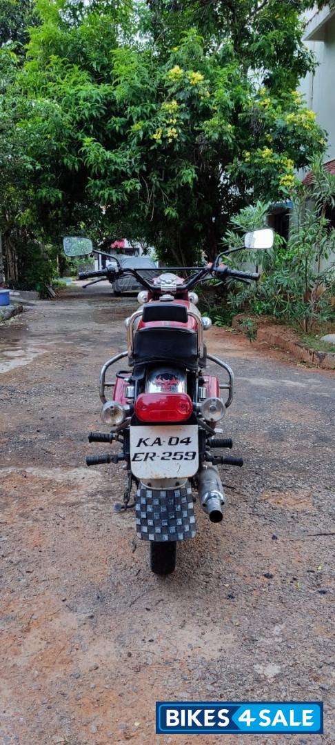 Red And Silver Royal Enfield Bullet Electra 5S