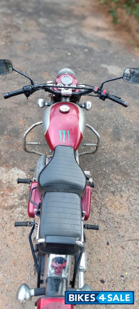 Red And Silver Royal Enfield Bullet Electra 5S