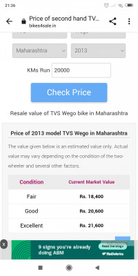 White TVS Wego