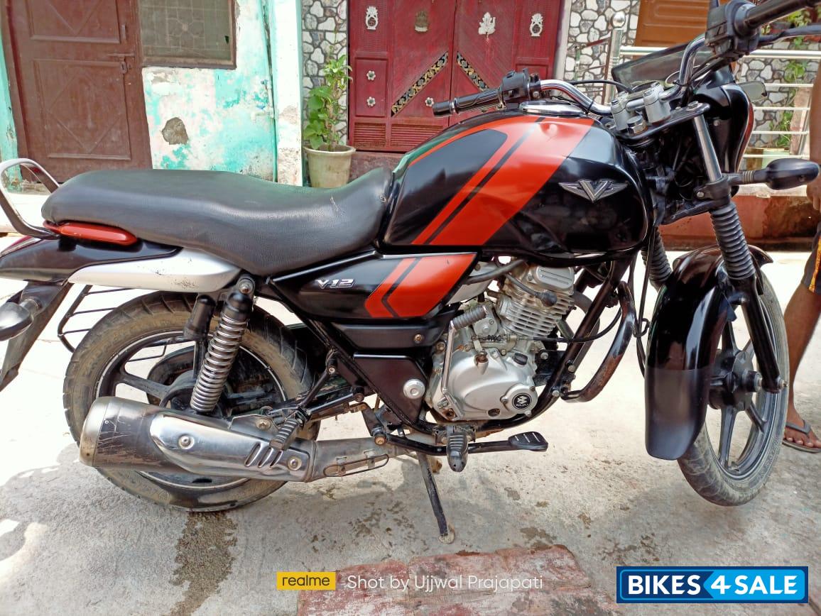 Black & Orange Bajaj V12