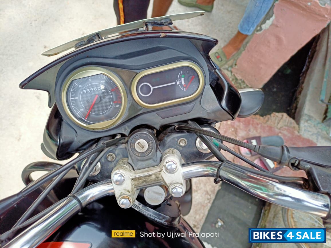 Black & Orange Bajaj V12