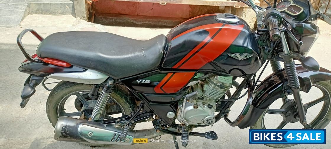 Black & Orange Bajaj V12