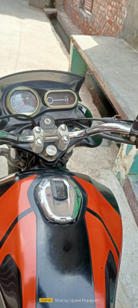 Black & Orange Bajaj V12
