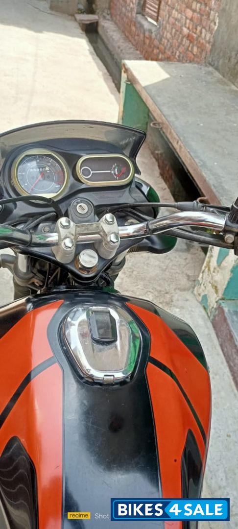 Black & Orange Bajaj V12