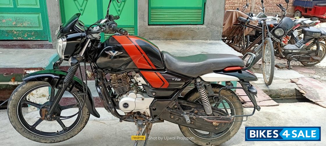 Black & Orange Bajaj V12