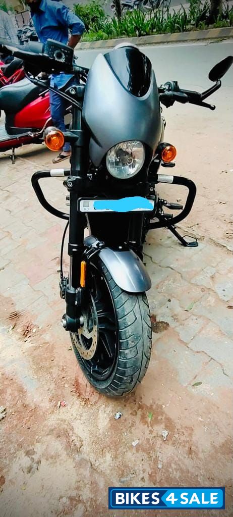 Rock Silver Harley Davidson Street Rod