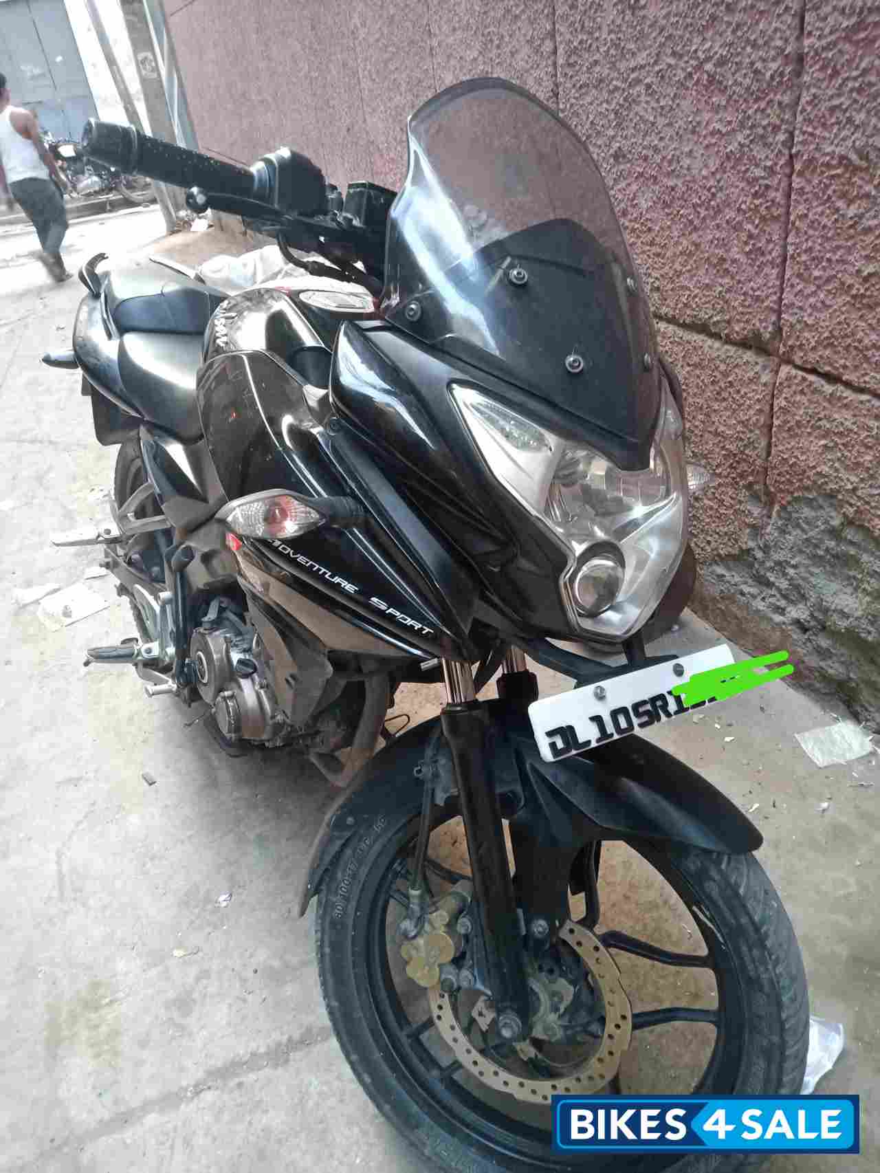 Ebony Black Bajaj Pulsar AS 150