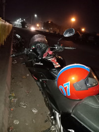 Ebony Black Bajaj Pulsar AS 150
