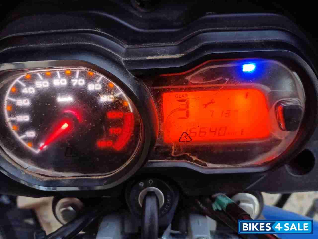 Ebony Blk Blue Dkl Bajaj Platina 110 H-Gear