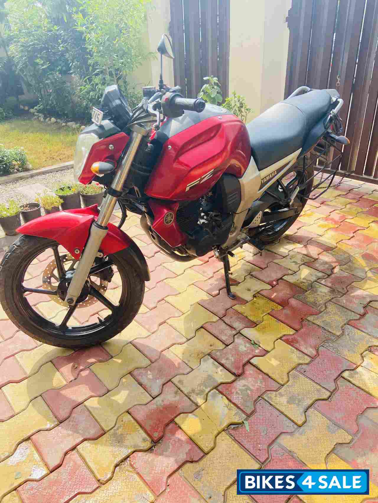 Red Yamaha FZ-S