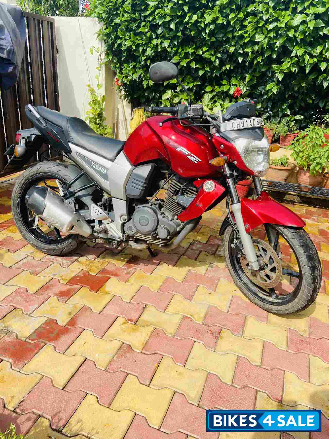 Red Yamaha FZ-S