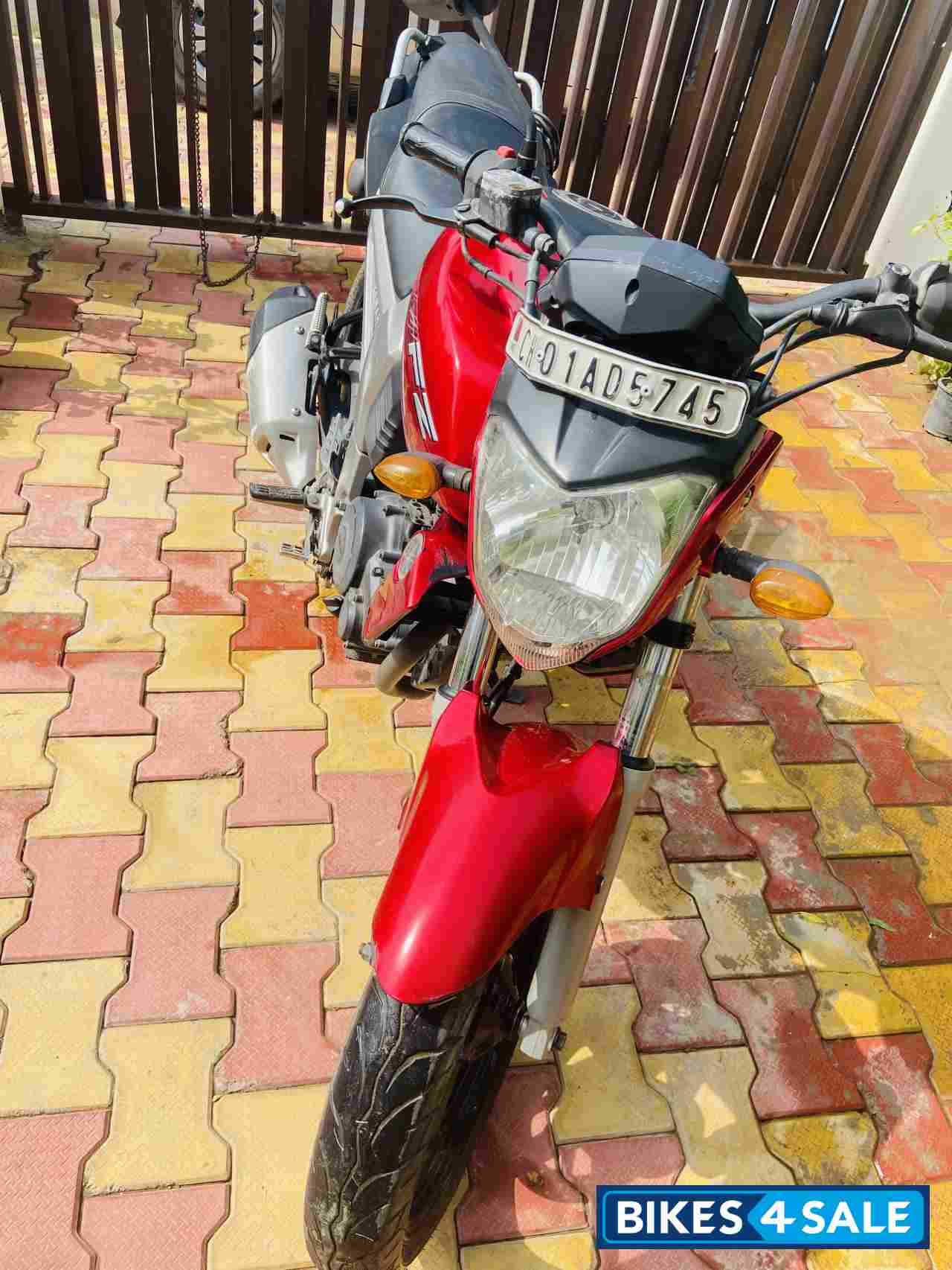 Red Yamaha FZ-S