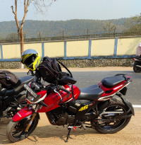 Matt Red TVS Apache RTR 200 4V
