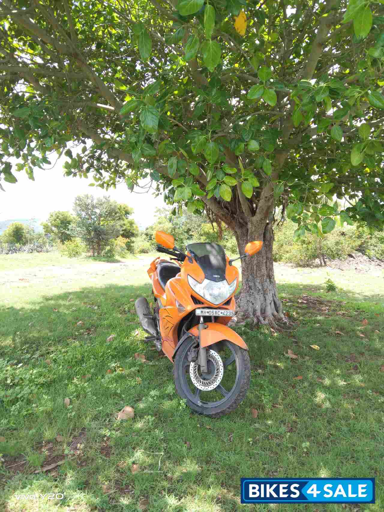 Vibrant Orange Hero Karizma ZMR