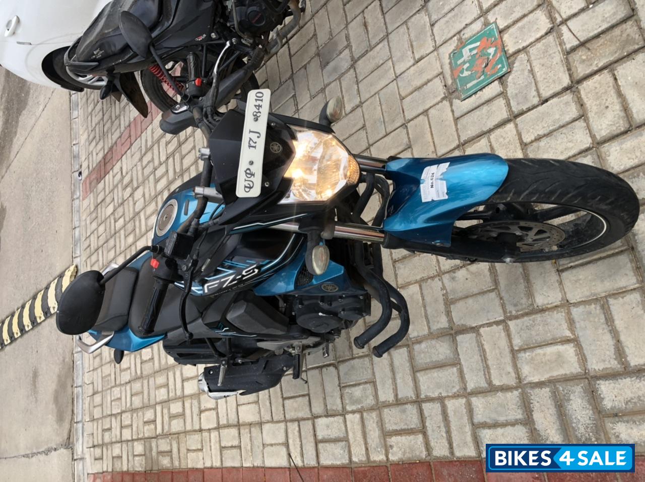 Blue Yamaha FZ-S